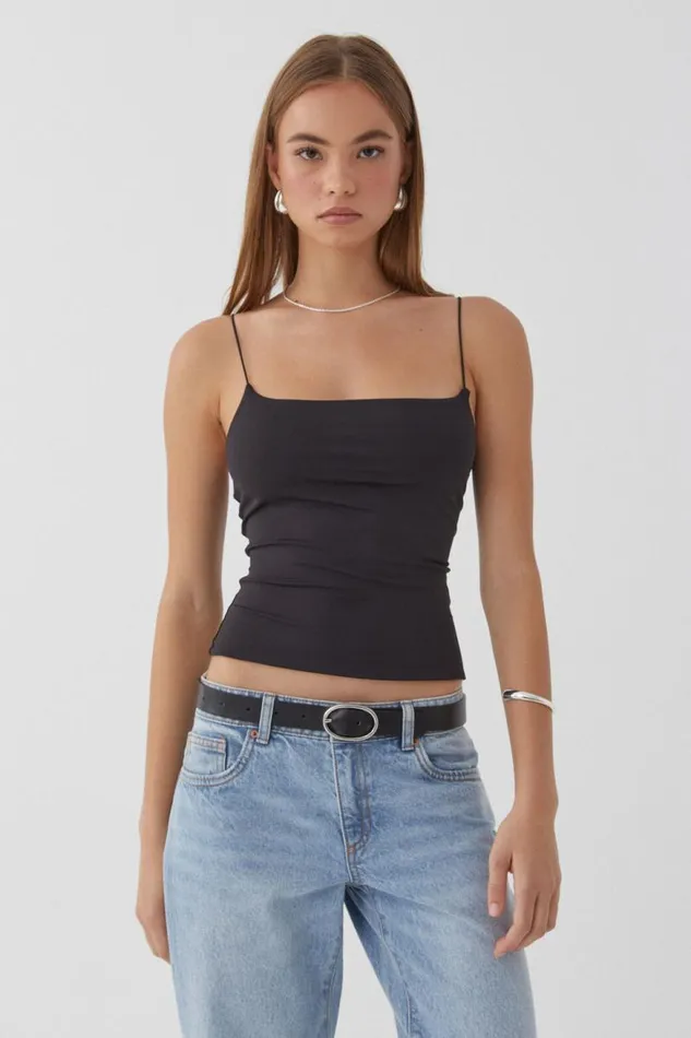 Accessories Supr Accessories Classic Squoval Belt Blacksilver