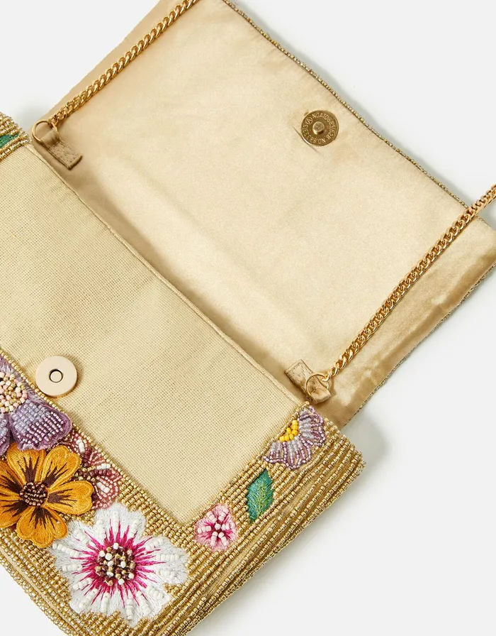 Accessorize 3D Floral Clutch Bag Women Clutch Bags