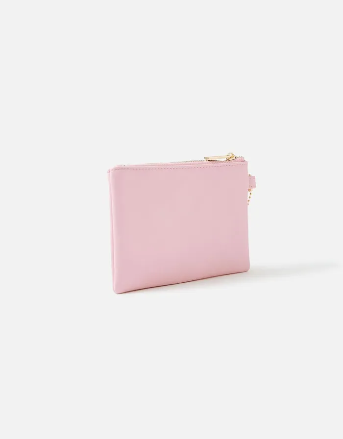 Accessorize Charm Wristlet Cardholder Pink Pink Women Purses and Wallets