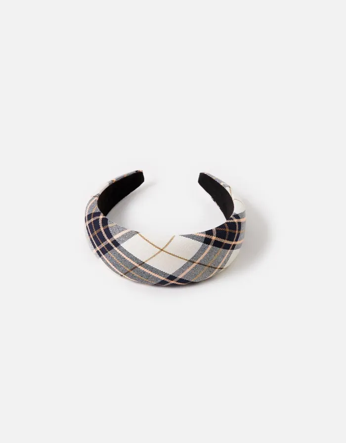 Accessorize Check Print Headband Women Headbands