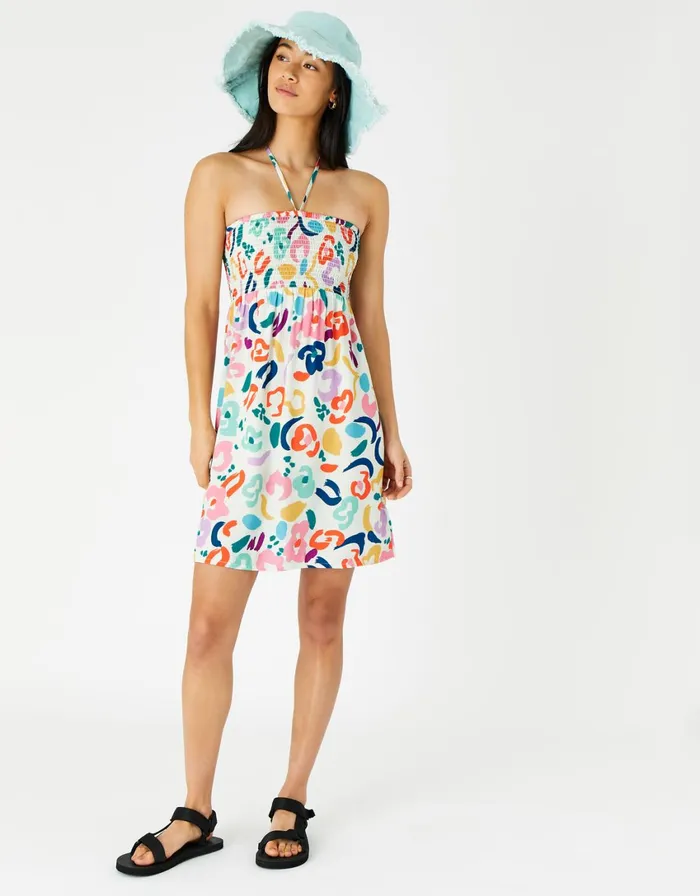 Accessorize Colour Splash Bandeau Dress Multi Brightsmulti Women Dresses