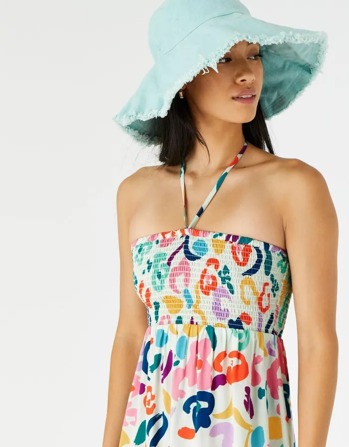 Accessorize Colour Splash Bandeau Dress Multi Brightsmulti Women Dresses