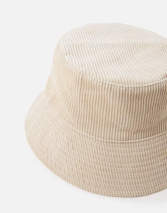 Accessorize Cord Bucket Hat Natural Natural Women Hats