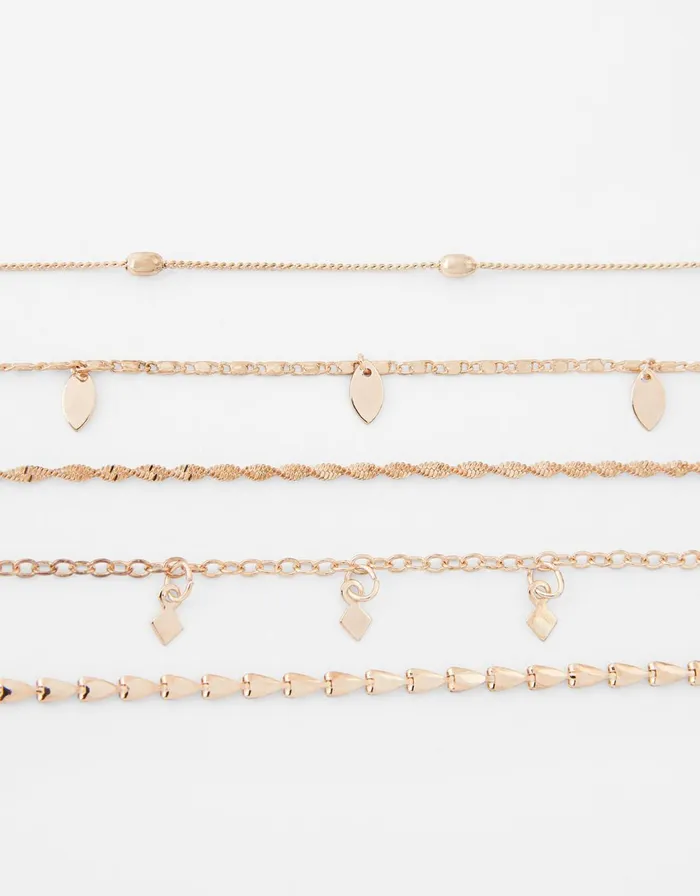 Accessorize Delicate Chain Bracelet Multipack Women Bracelets