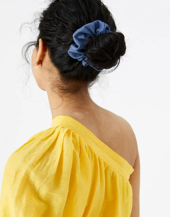 Accessorize Denim Scrunchie Women Hair Accessories