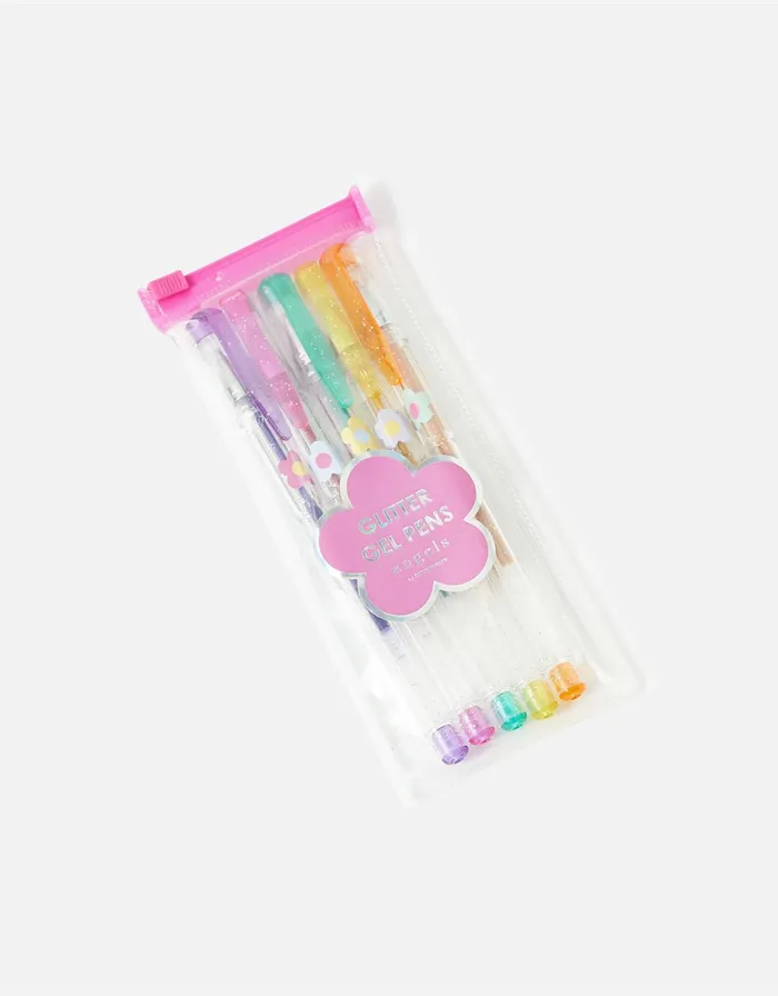 Accessorize Flower Power Gel Pens GirlsWomen Stationery