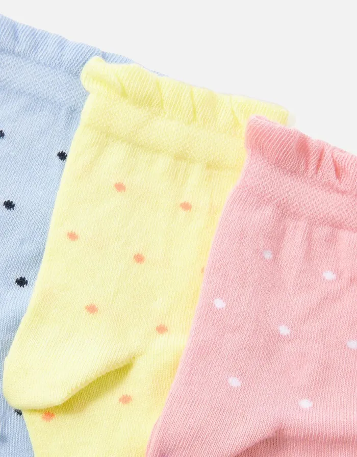 Accessorize Frill Pinspot Sock Set Women Socks and Tights
