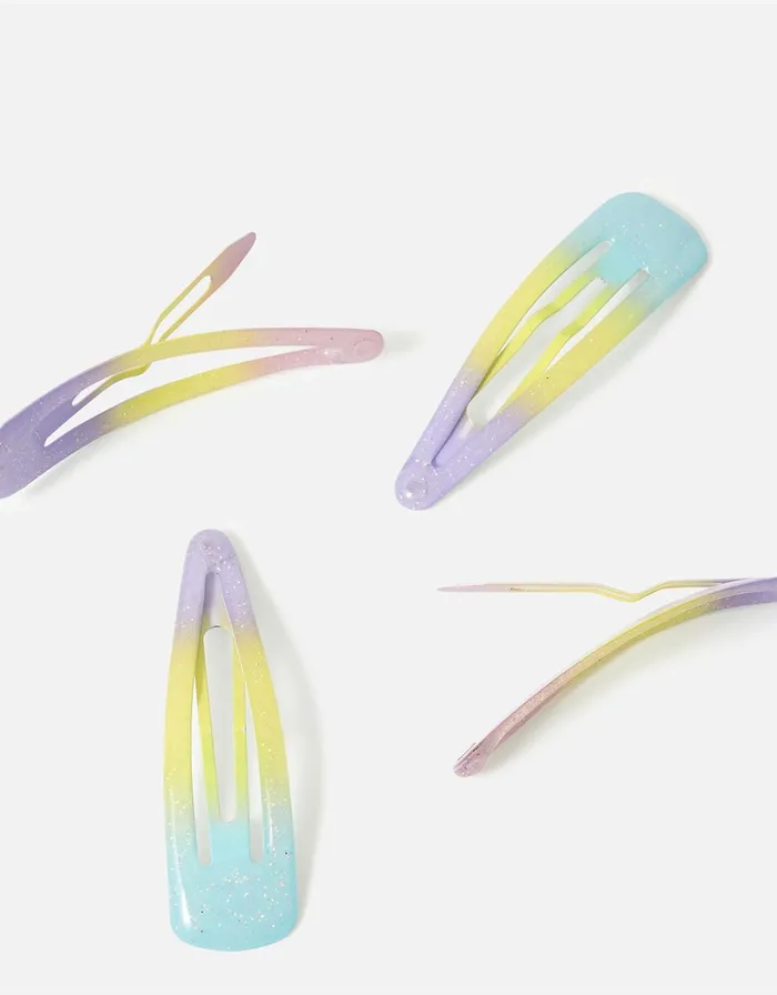 Accessorize Girls Large Ombre Hair Clip Set Girls Hair Accessories