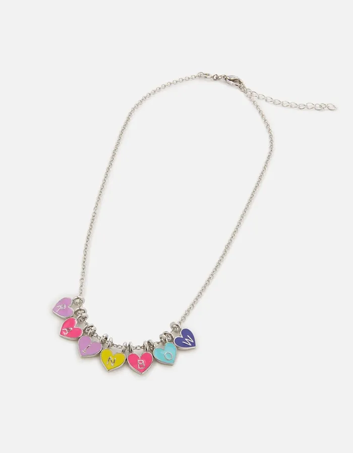 Accessorize Girls MakeYourOwn Heart Necklace Girls Jewellery