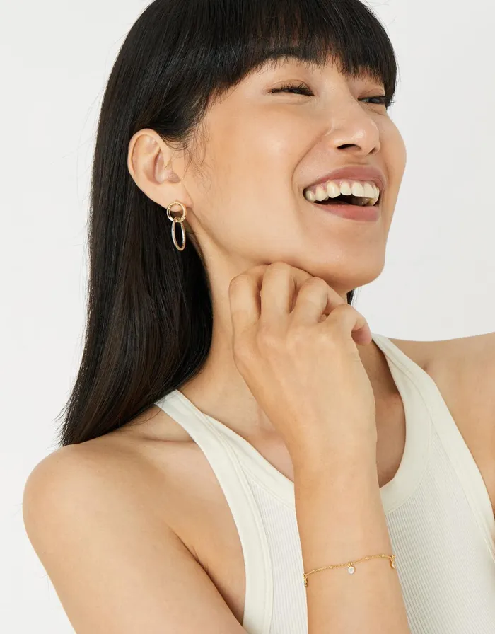 Accessorize GoldPlated Droplet Bracelet Women Bracelets