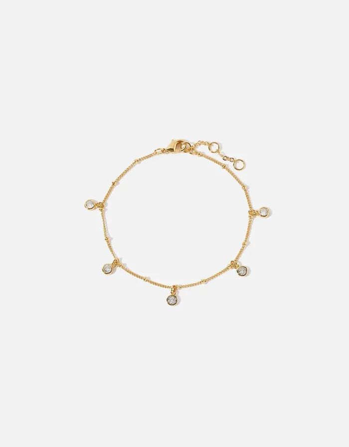 Accessorize GoldPlated Droplet Bracelet Women Bracelets