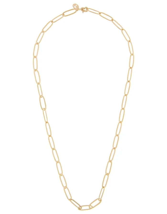 Accessorize GoldPlated Oval Link Chain Necklace Women Necklaces