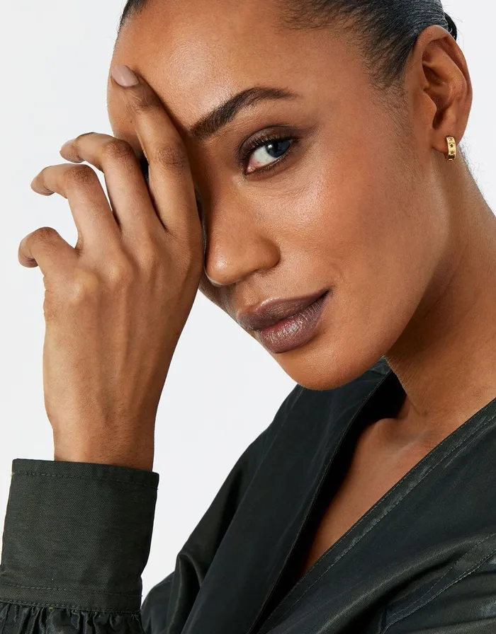 Accessorize GoldPlated Star Stud And Hoop Earring Set Women Earrings