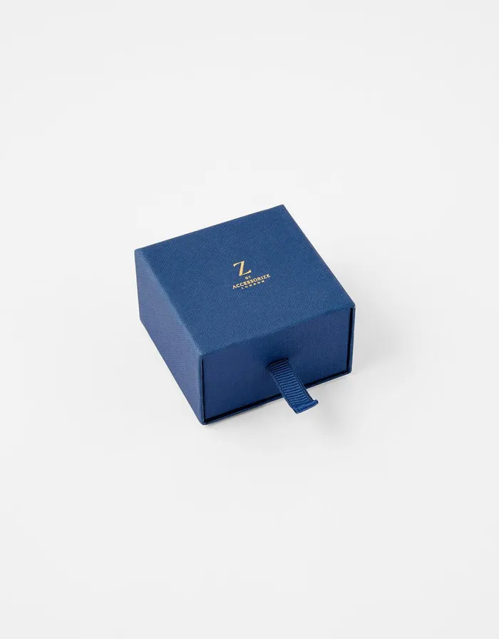 Accessorize Gold Vermeil Single Initial Stud Earrings Gold Gold Women Earrings
