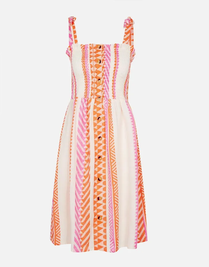 Accessorize Jacquard Bandeau Dress Multi Brightsmulti Women Dresses