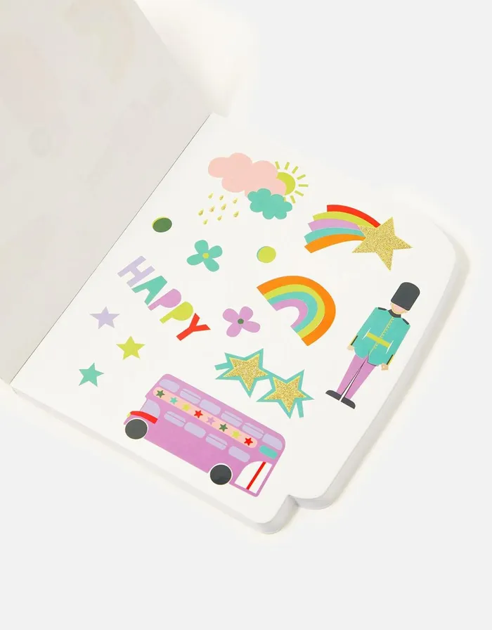 Accessorize London Sticker Book GirlsWomen Stationery