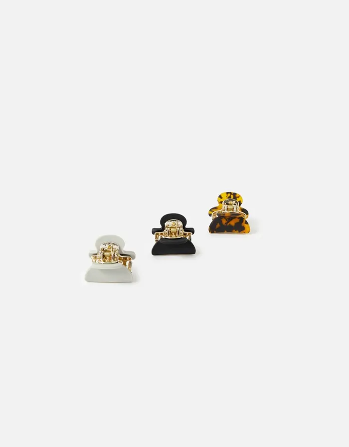 Accessorize Matte Claw Clip Multipack Women Hair Accessories