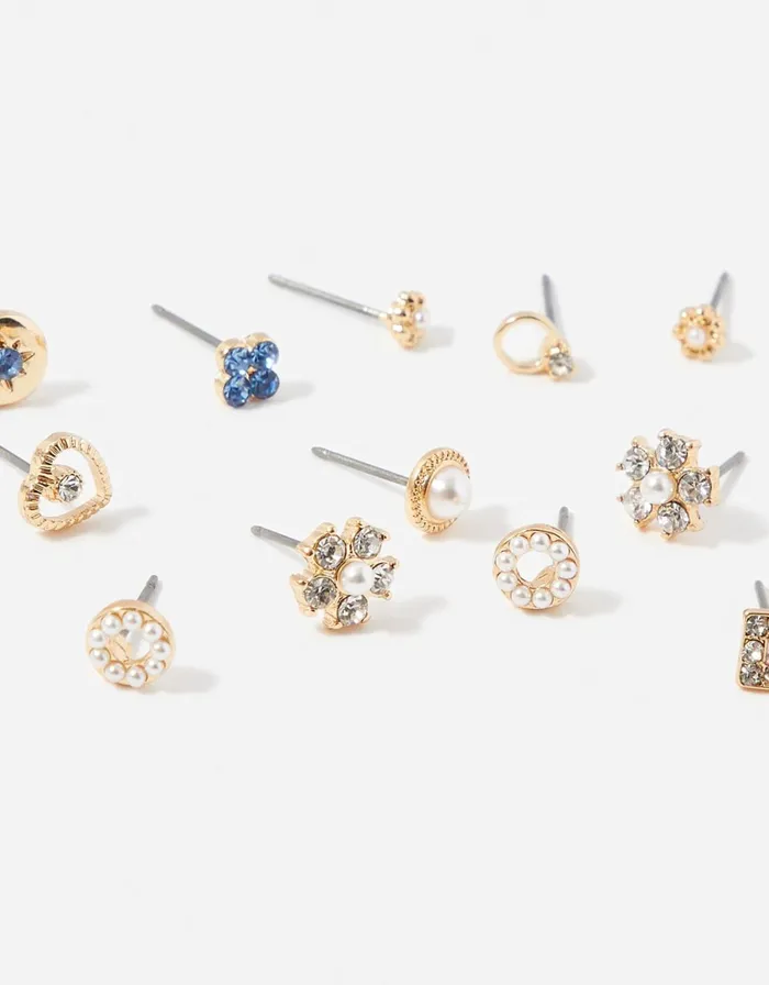 Accessorize Mixed Stud Multipack Women Earrings