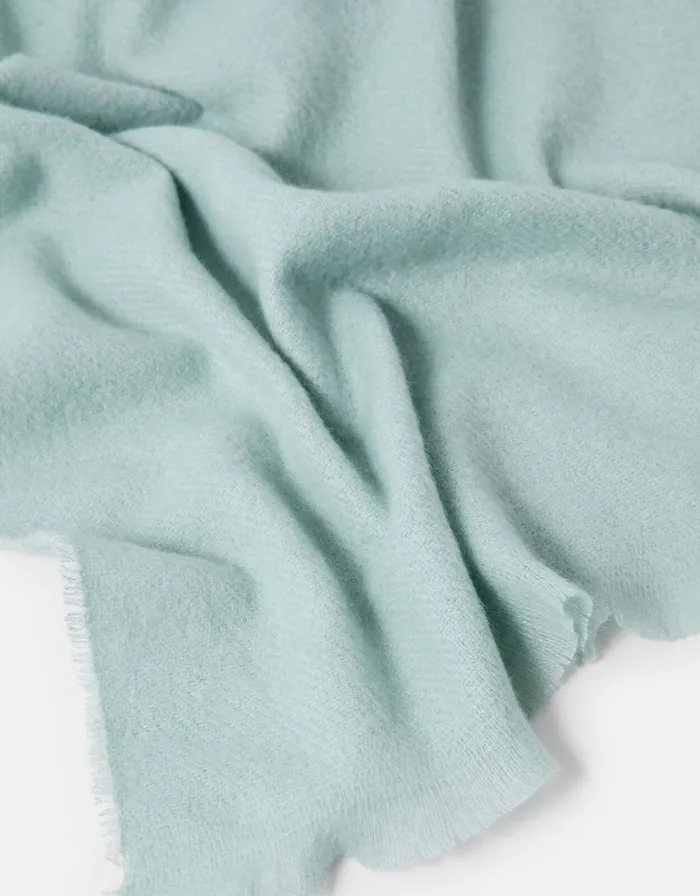 Accessorize New Wells Blanket Scarf Duck Egg Duck Egg Women Scarves