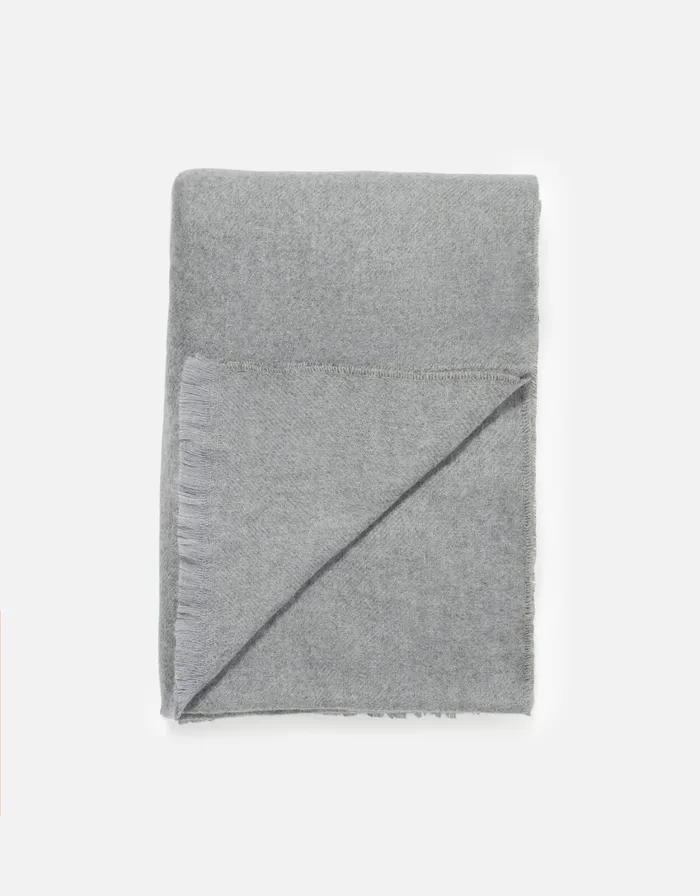 Accessorize New Wells Blanket Scarf Grey Grey Women Scarves