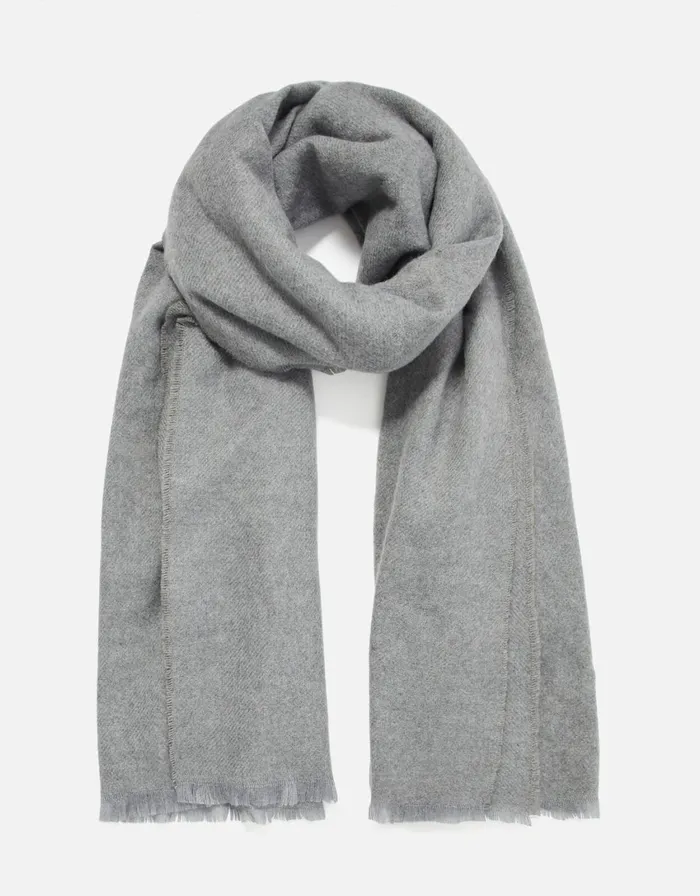 Accessorize New Wells Blanket Scarf Grey Grey Women Scarves