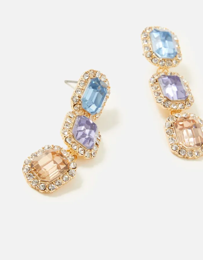 Accessorize Pave Halo Statement Earrings Women Earrings