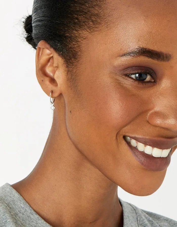 Accessorize PlatinumPlated Hoop And Stud Set Women Earrings