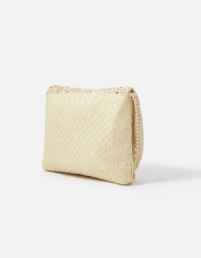 Accessorize Rae Scallop CrossBody Bag Natural Women Beach Bags
