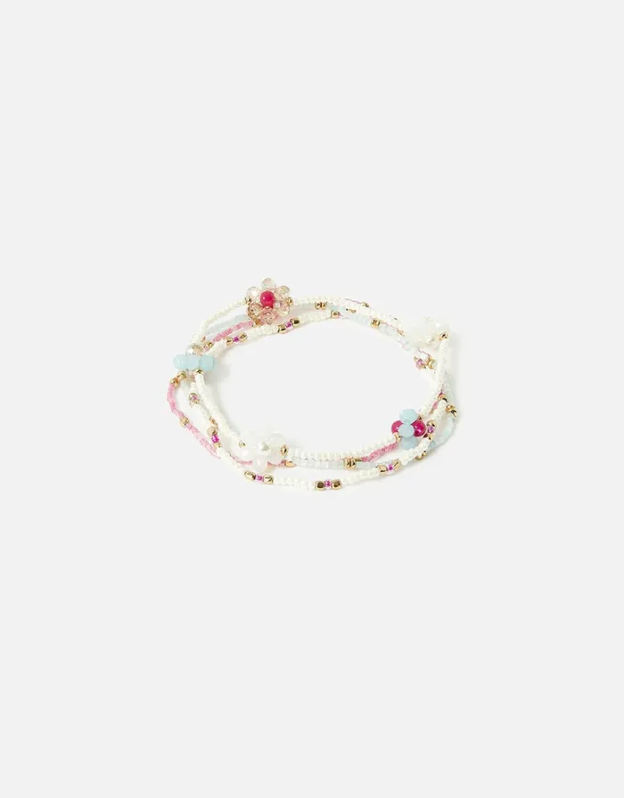 Accessorize Romantic Ramble Beaded Bracelet Set Women Bracelets