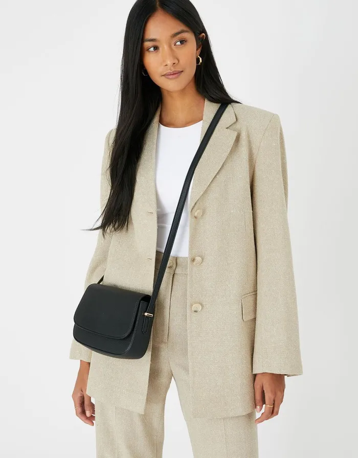 Accessorize Ruby Saddle Bag Women Vegan Bags Backpacks and Purses