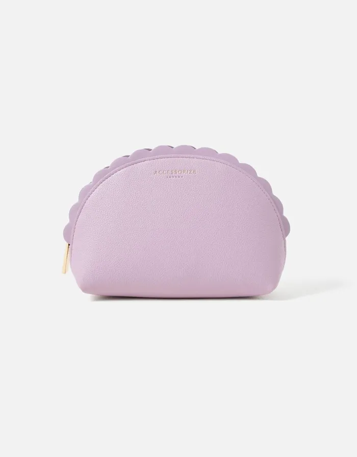 Accessorize Scallop Small Curve Makeup Bag Women Travel Bags