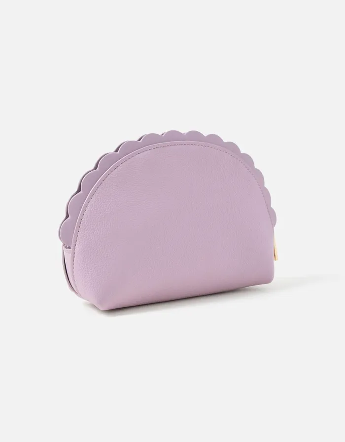 Accessorize Scallop Small Curve Makeup Bag Women Travel Bags