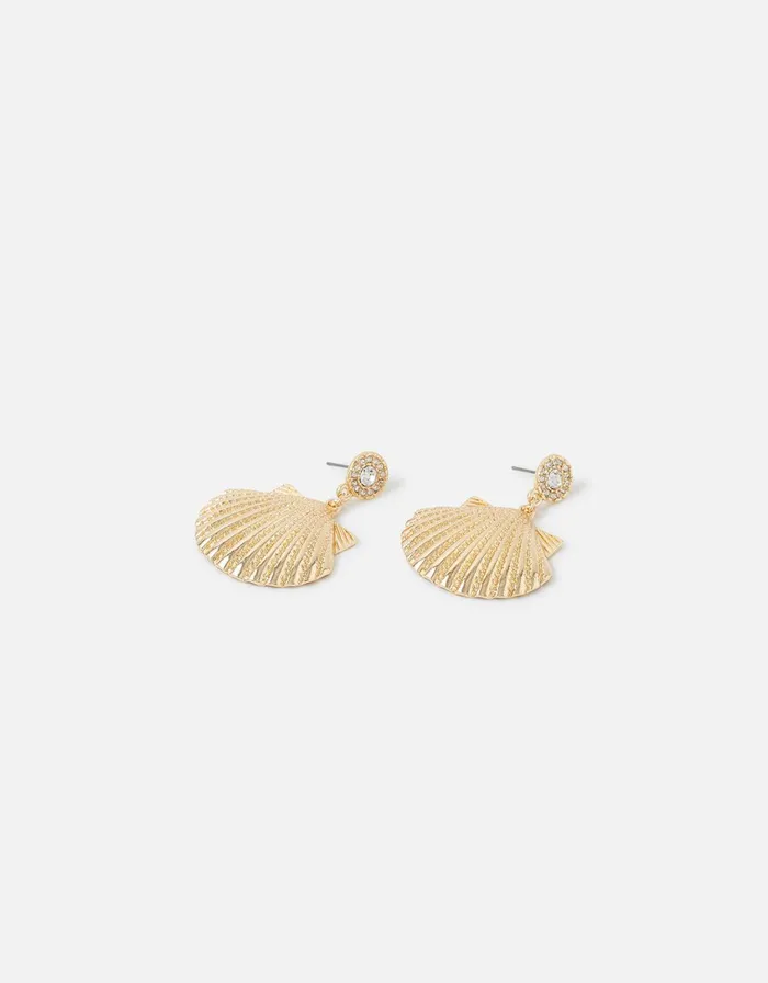Accessorize Seascape Statement Shell Earrings Women Earrings