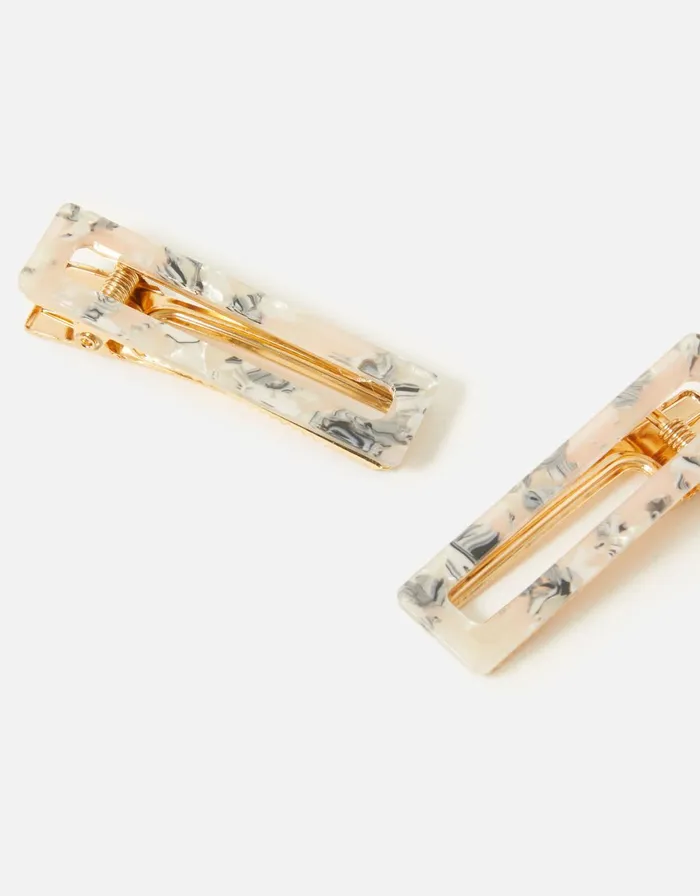 Accessorize Soft Marble Hair Clips Women Hair Accessories