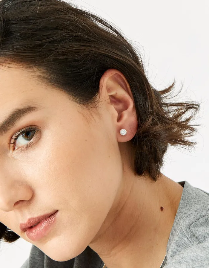 Accessorize Sparkle Pave Ball Stud Earrings Women Earrings