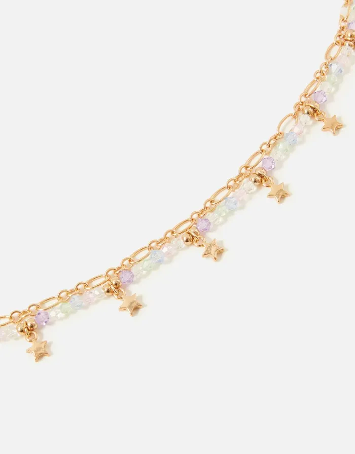 Accessorize Starry Beads Anklet Women Anklets