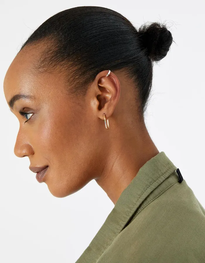 Accessorize Sterling Silver Plain Ear Cuff Women Earrings