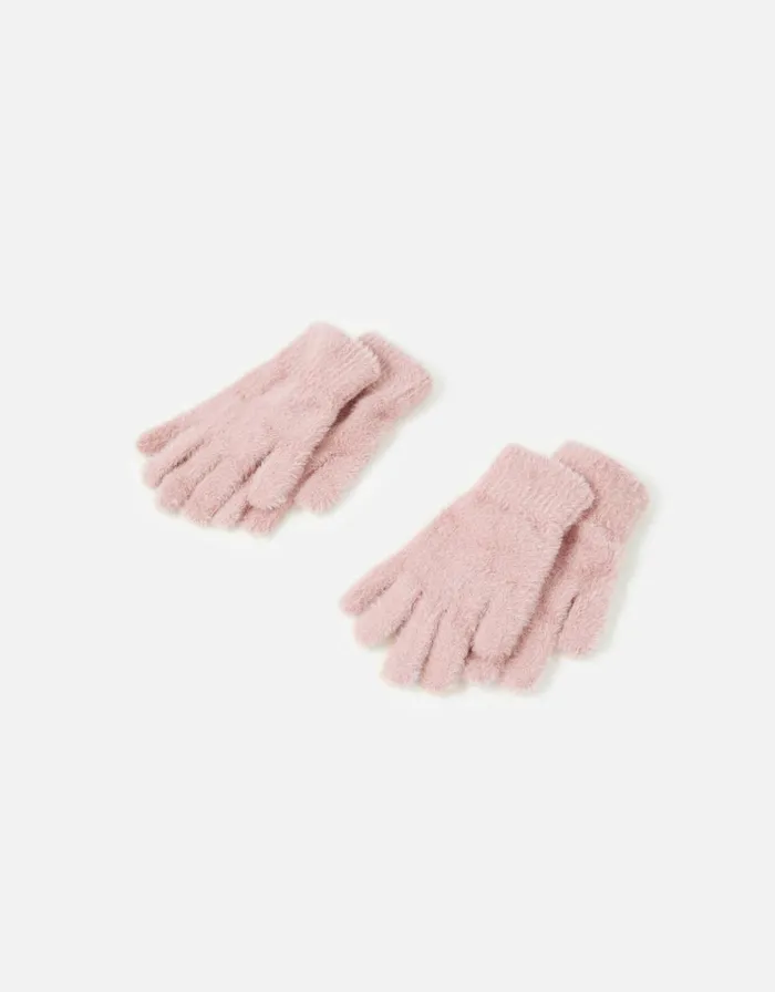 Accessorize Stretch Fluffy Glove Twinset Women Gloves