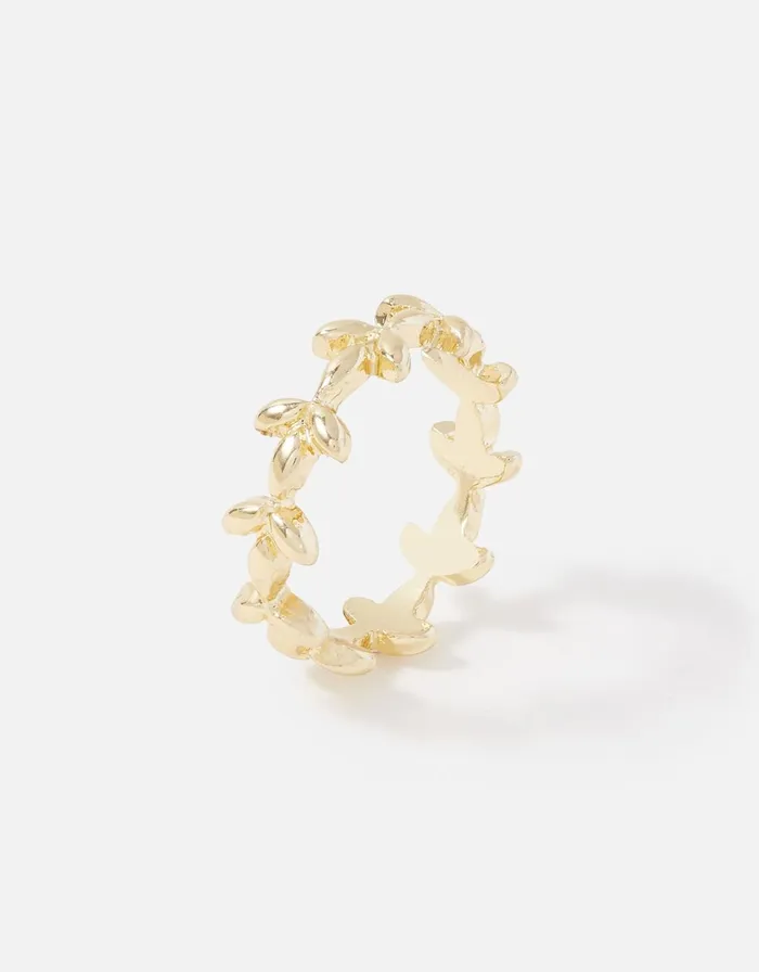 Accessorize Vine Ring Gold Gold Women Rings