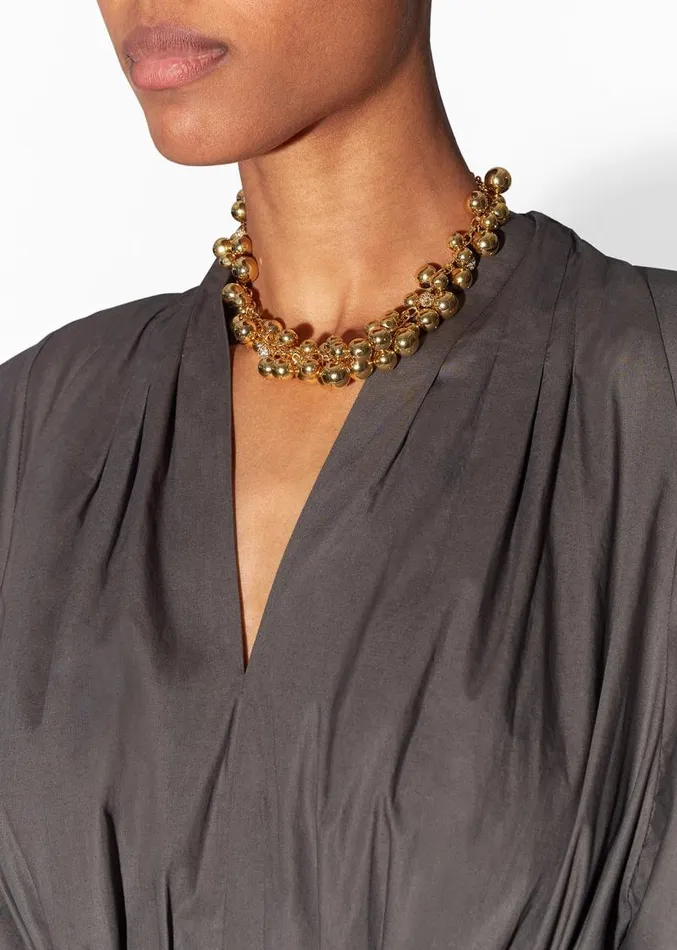 Adam Lippes Necklaces Cluster Necklace Gold 8211 Women