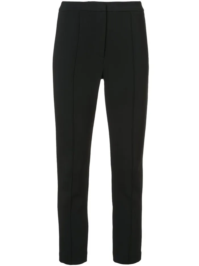 Adam Lippes Pants Cigarette Pant In Stretch Cady Black 8211 Women