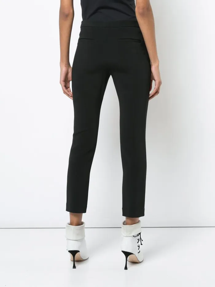 Adam Lippes Pants Cigarette Pant In Stretch Cady Black 8211 Women