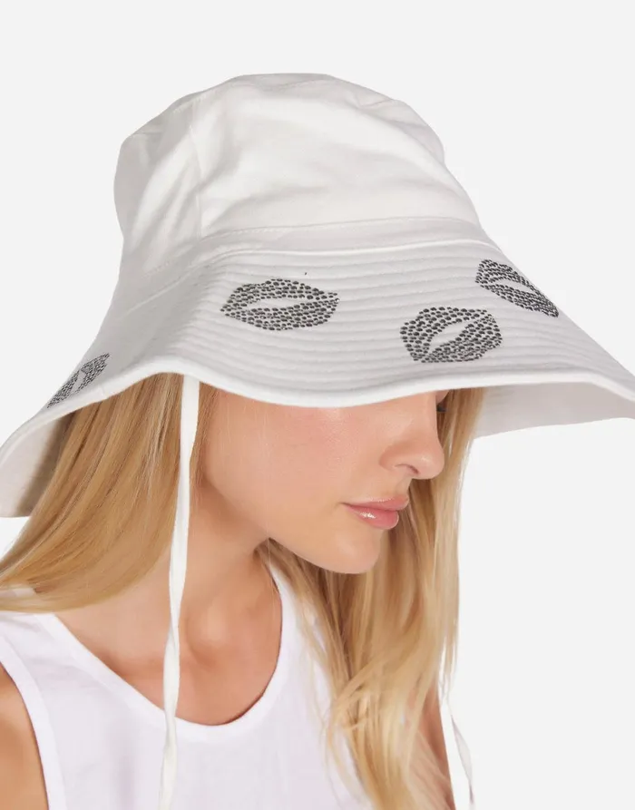 Adina Stud Kisses White Women039s Lauren Moshi Hats