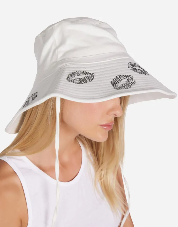 Adina Stud Kisses White Women039s Lauren Moshi Hats