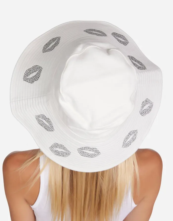 Adina Stud Kisses White Women039s Lauren Moshi Hats