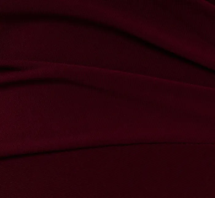 Adrianna Papell Day Dresses Long Sleeve Draped Jersey Dress With Chain Trim In Blackened Red 8211 Women