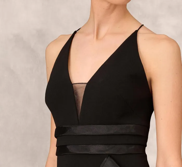 Adrianna Papell Formal Dresses Tiered Trumpet Dress With Ruffles In Black 8211 Women