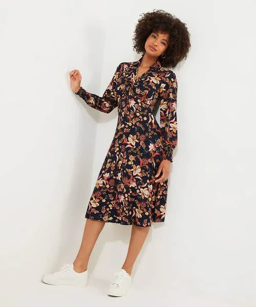 Apparel Dresses Joebrowns Autumn Days Jersey Dress Navy Apparel Dresses Joebrowns Autumn Days Jersey Dress Navy