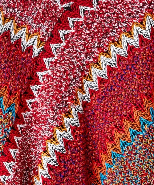 Apparel Joebrowns Freestyle Funky Poncho Red Multi Accessories and Jewellery