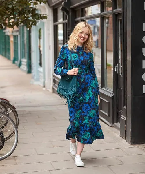 Apparel Joebrowns Ophelia Jersey Dress Blue Dresses